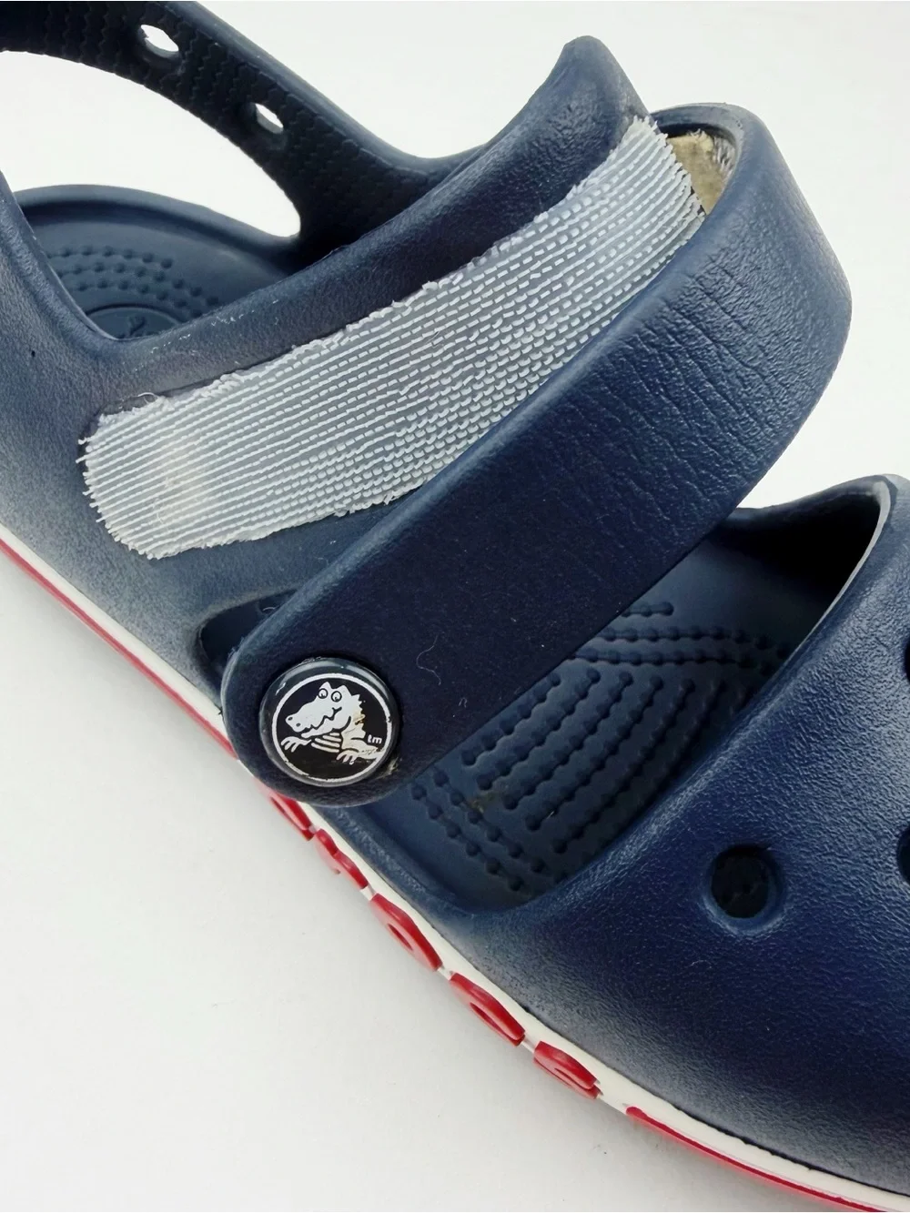 Crocs Kids Bayaband Sandals Navy Blue Lightweight Size 13C
